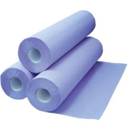 Draps d’examen 50 cm imperméables bleu - PROP