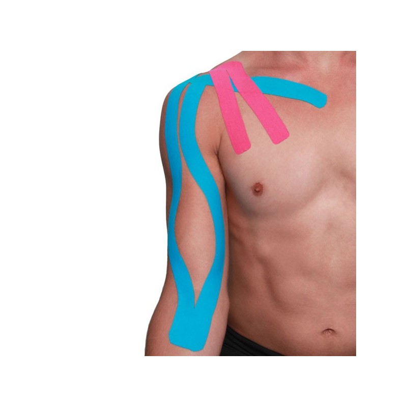 6 bandes de Kinesio taping Tex Gold FP 5 m - Rouleaux de tape de rééducation - Bandes de kinésiologie - Kinésithérapie - KINESIO