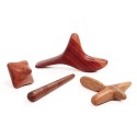 Pack outils thérapeutiques bois - Instruments de massage manuel - Trigger points et contractures - Rééducation - Kinésithérapie