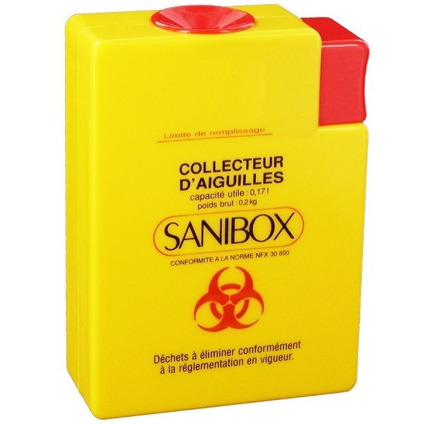 Collecteur aiguilles Sanibox - 170 ml
