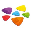 Lot de 6 Pierres de rivière - Gym et proprioception - Motricité - Parcours - Rééducation - Kinésithérapie - GONGE