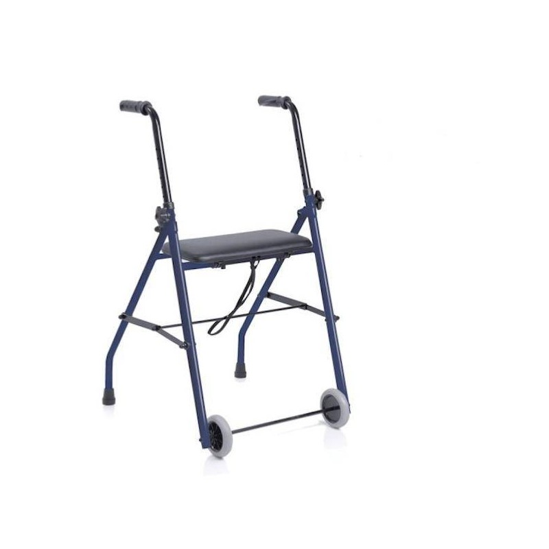 Déambulateur Rollator 2 roues - Appareil de marche - Réhabilitation - Rééducation - Kinésithérapie