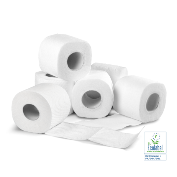 Papier toilette en rouleau - par 12 - Hygiène sanitaire cabinet médical - Assainissement d'air - Rééducation - Kinésithérapie