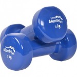La paire d'haltères MAMBO vinyle - Gym lestées et poids - Rééducation - Kinésithérapie - Réathlétisation - Fitness