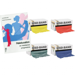Kit 4 MSD-Band + manuel de rééducation en résistance progressive