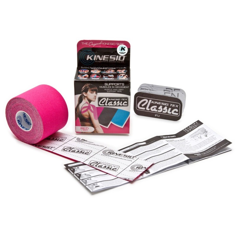 6 bandes de Kinesio Tex Classic  4 m - Rouleaux de taping - Bandes de kinésiologie - Rééducation - Kinésithérapie - KINESIO