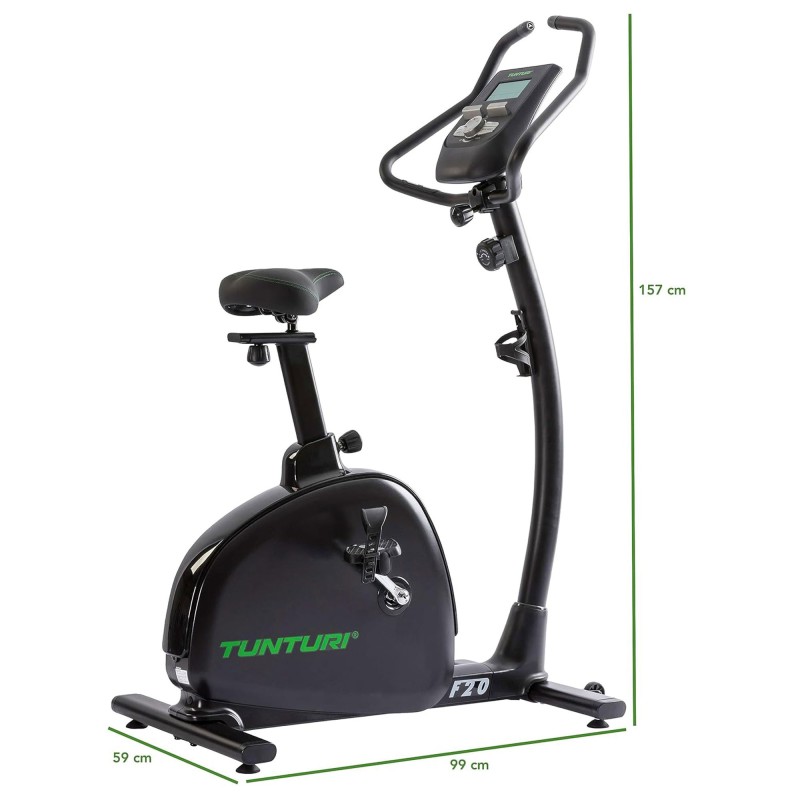 Tunturi F20 Competence - Vélo droit de rééducation - Fitness et réathlétisation - Kinésithérapie