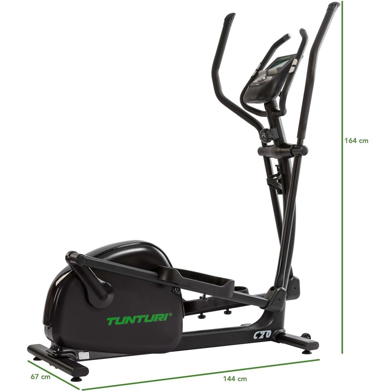 Tunturi C20 Competence - Vélo elliptique - Cross-trainer - Fitness et réathlétisation - Rééducation - Kinésithérapie
