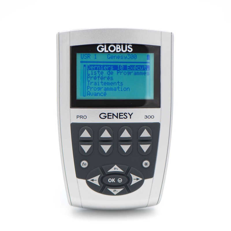 Globus Genesy 300 Pro - Appareil d'électrothérapie - Galvanique et ionisation - Rééducation - Kinésithérapie - GLOBUS