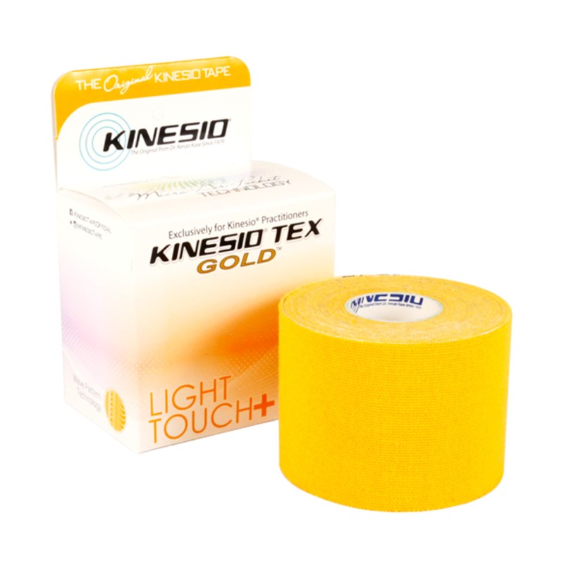 Kinesio taping Tex Gold Light Touch Plus - Rouleau de tape de rééducation - Bandes de kinésiologie - Kinésithérapie - KINESIO