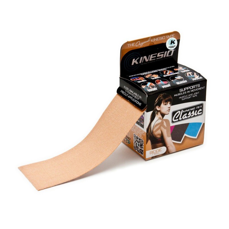 Kinesio Taping Tex Classic 4 m - Rouleau de tape de rééducation - Bandes de kinésiologie - Kinésithérapie - KINESIO