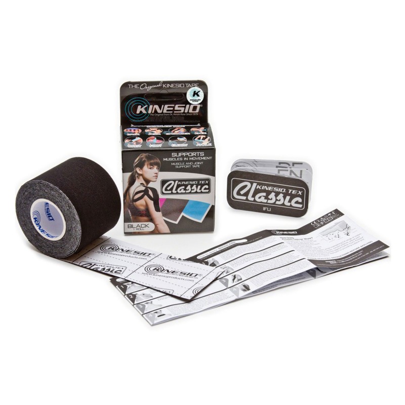 Kinesio Taping Tex Classic 4 m - Rouleau de tape de rééducation - Bandes de kinésiologie - Kinésithérapie - KINESIO