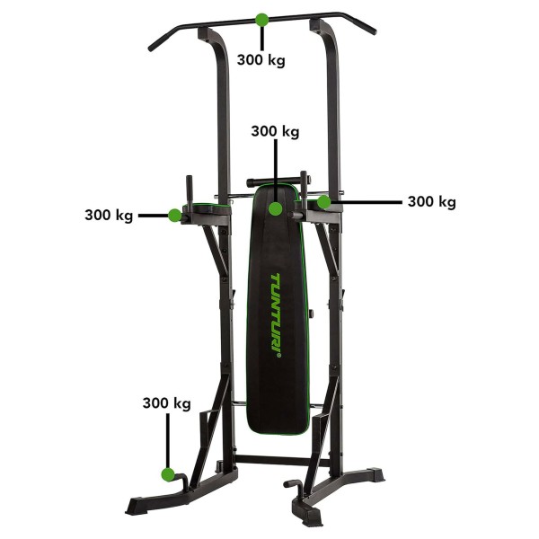Tunturi PT60 - Chaise romaine multi-fonctions - Appareil de musculation - Fitness et réathlétisation - Rééducation - Kiné