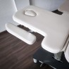 Table de massage électrique 2 plans kinésithérapie repose bras de têtière