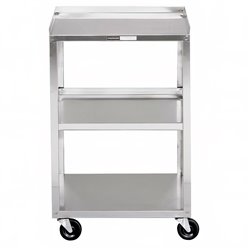 Guéridon Stainless Inox - 3 tablettes