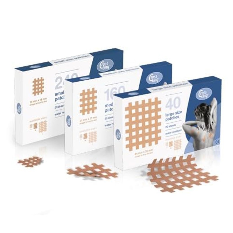 Cross Tape - Crosslinq - Pansement anti-douleur - patch acupuncture point trigger - Rééducation - Kinésithérapie