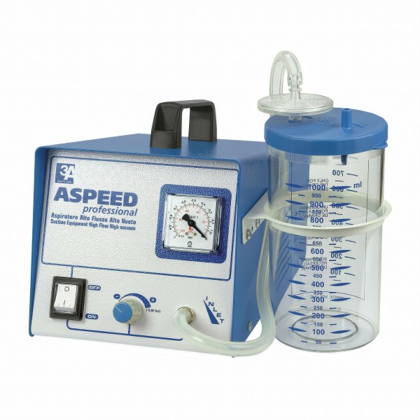 Aspeed Pro - Aspirateur de mucosités électrique - Rééducation respiratoire - Kinésithérapie