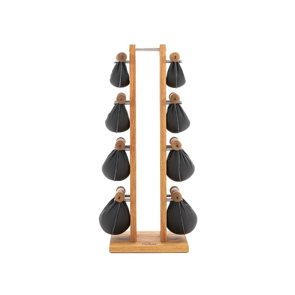 Jeu d'haltères en cuir SwingBell avec support - entraînement balistique - Gym lestées et poids - Rééducation - Kiné - NOHRD