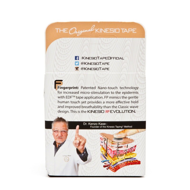 Kinesio Taping  Tex Gold FP 5 m beige - Rouleau de tape de rééducation - Kinésithérapie