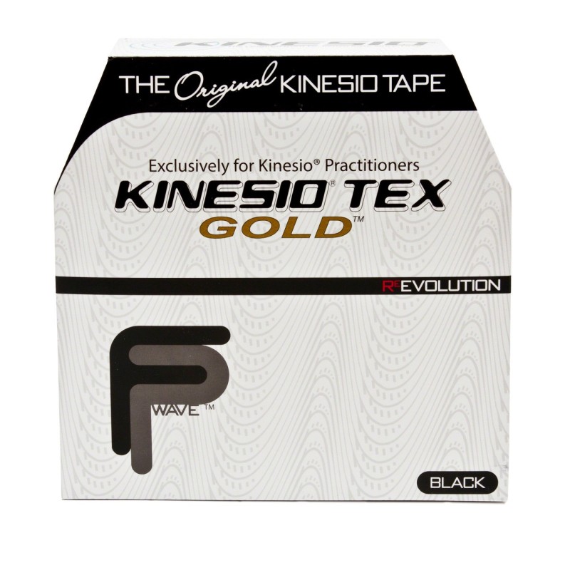 Kinesio Taping  Tex Gold FP  Bulk 31,5 m noir - Rouleau de tape - Rééducation - Kinésithérapie