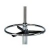 Repose-pieds chrome réglable