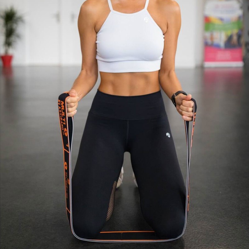 Bandes élastiques Multi Elastiband noire 30 kg - SVELTUS - Gym et proprioception