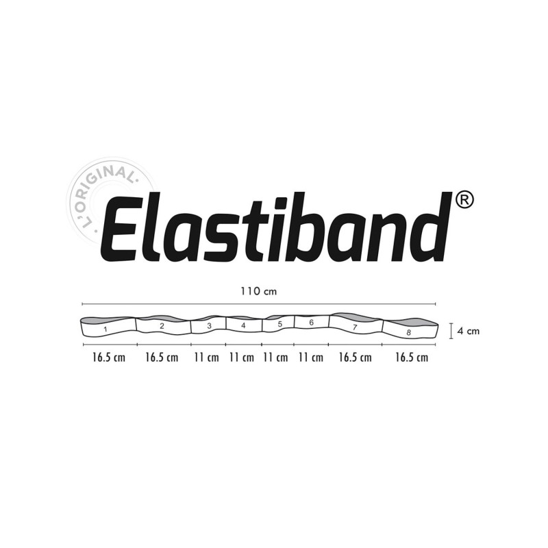 Bandes élastiques Multi Elastiband violette 15 kg - SVELTUS - Gym et proprioception