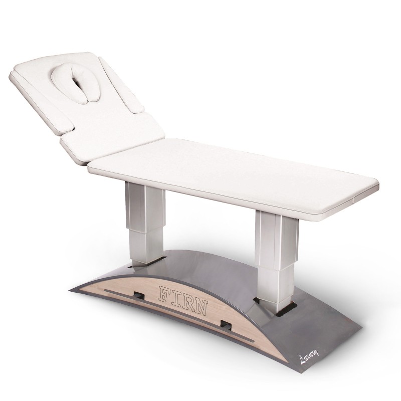 Table de massage électrique 2 plans kinésithérapie pro - haut de gamme -  blanc