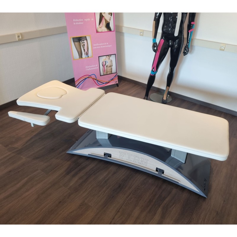 Table de massage électrique 2 plans kinésithérapie verin à gaz