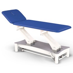 Table de massage électrique 2 plans kinésithérapie bleu roi