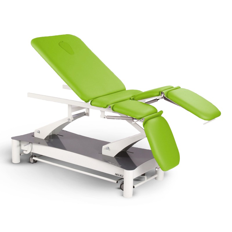 Table de massage électrique 6 plans kinésithérapie vert anis