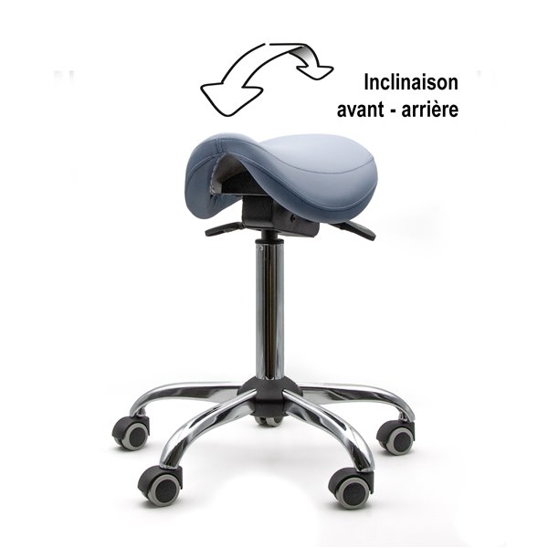 Tabouret Pony Luxury sur roulettes - Rééducation - Kinésithérapie - FIRN