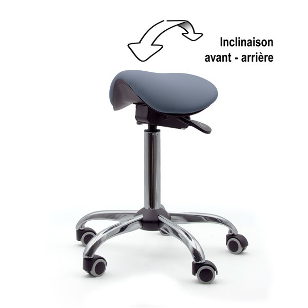 Tabouret Pony pico sur roulettes - Rééducation - Kinésithérapie - FIRN