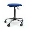 Tabouret sur roulettes - piètement chromé - Rééducation - Kinésithérapie - FIRN