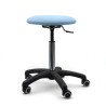 Tabouret sur roulettes - piètement ABS noir - Rééducation - Kinésithérapie - FIRN