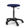 Tabouret sur roulettes - piètement ABS noir - Rééducation - Kinésithérapie - FIRN
