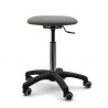 Tabouret sur roulettes - piètement ABS noir - Rééducation - Kinésithérapie - FIRN