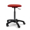 Tabouret sur roulettes - piètement ABS noir - Rééducation - Kinésithérapie - FIRN