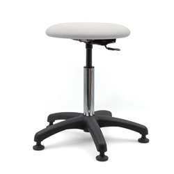 Tabouret sur patins - piètement ABS noir - Rééducation - Kinésithérapie - FIRN