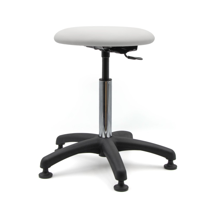 Tabouret sur patins - piètement ABS noir - Rééducation - Kinésithérapie - FIRN