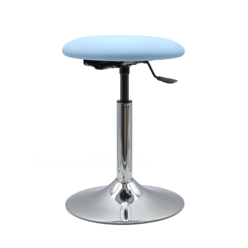 Tabouret sur socle chromé standard - Rééducation - Kinésithérapie - FIRN