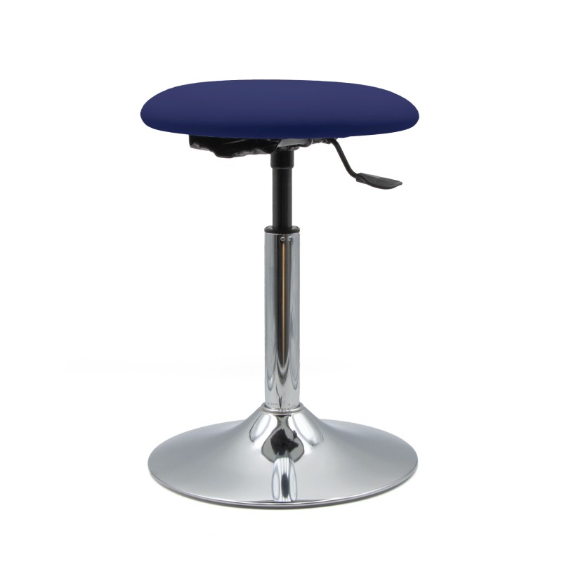 Tabouret sur socle chromé standard - Rééducation - Kinésithérapie - FIRN