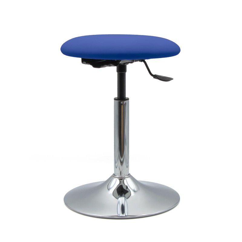 Tabouret sur socle chromé standard - Rééducation - Kinésithérapie - FIRN
