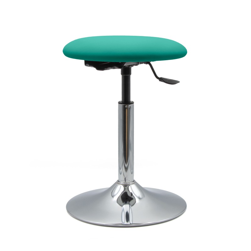 Tabouret sur socle chromé standard - Rééducation - Kinésithérapie - FIRN