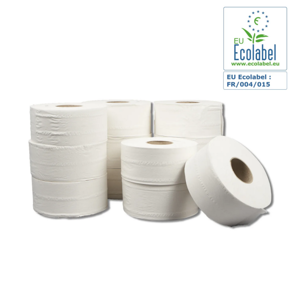 Papier toilette Mini Jumbo Ecolabel - Hygiène sanitaire cabinet médical