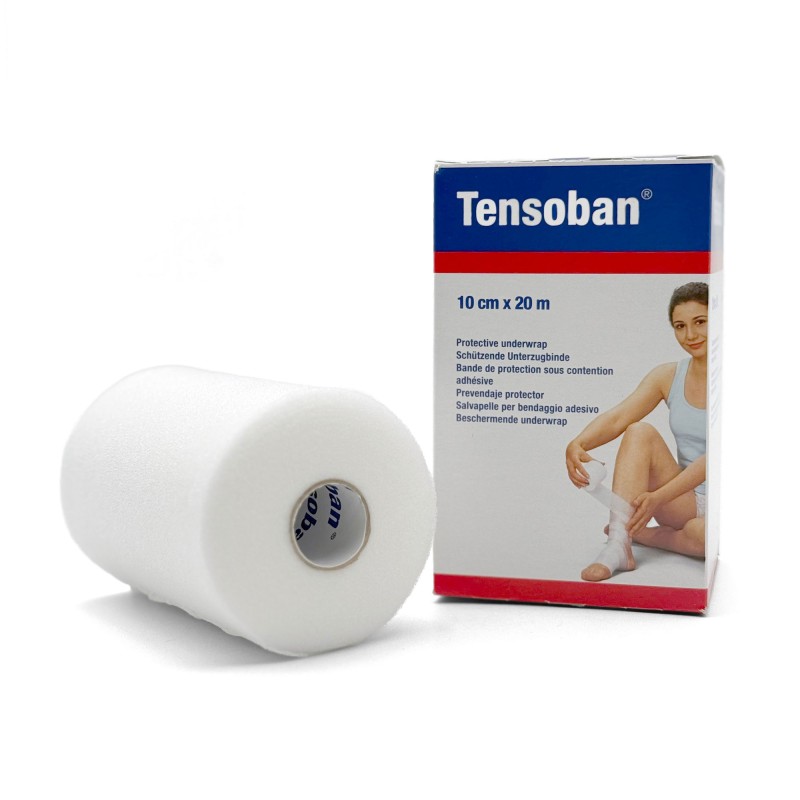 Bande mousse de protection cutanée - Tensoban 10 cm x 20 m