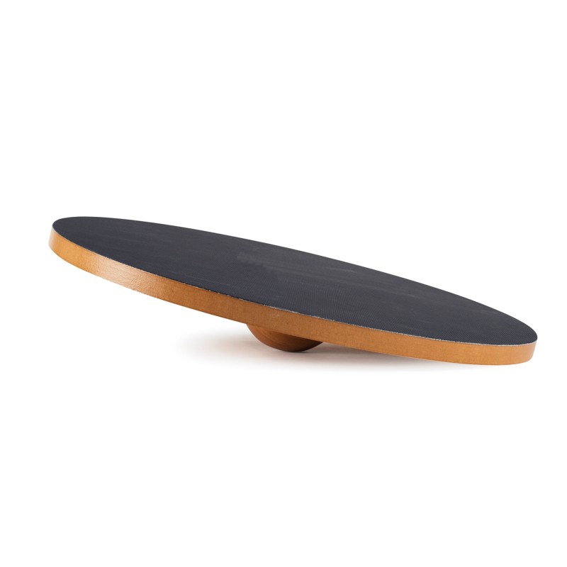 Assiette d'équilibre - bois et caoutchouc - Proprioception kinésithérapie