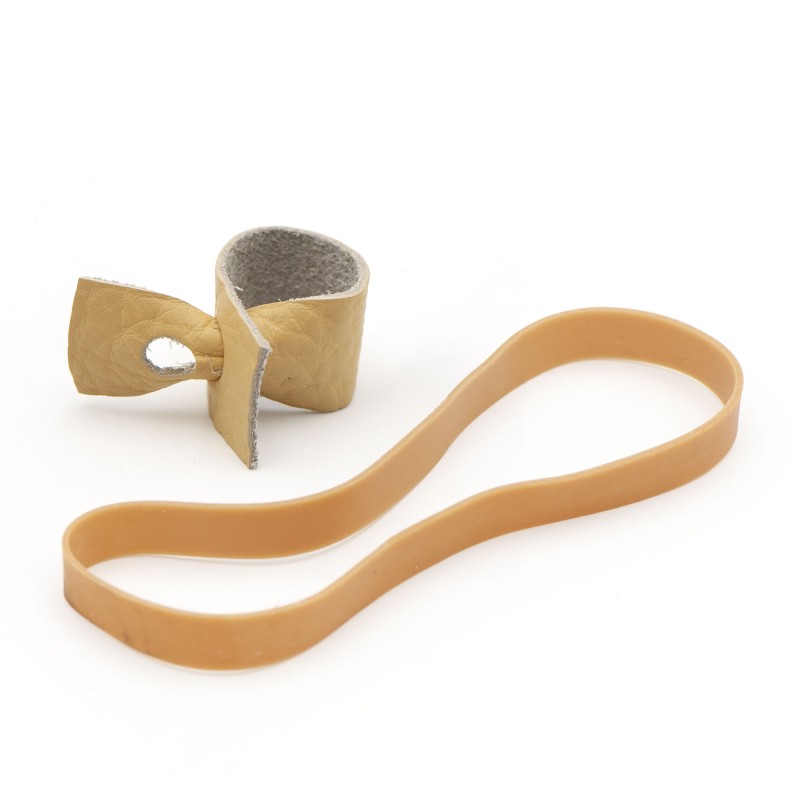 Jeu de 5 Liens Elastiques et Cuirs pour Plateau Canadien - Doigts et Mains - Rééducation - Kinésithérapie - FIRN