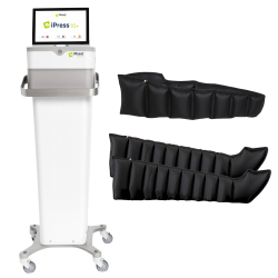 Pack i-Press 10+ : paire de bottes + manchon 7 cellules + guéridon - Appareil de pressothérapie