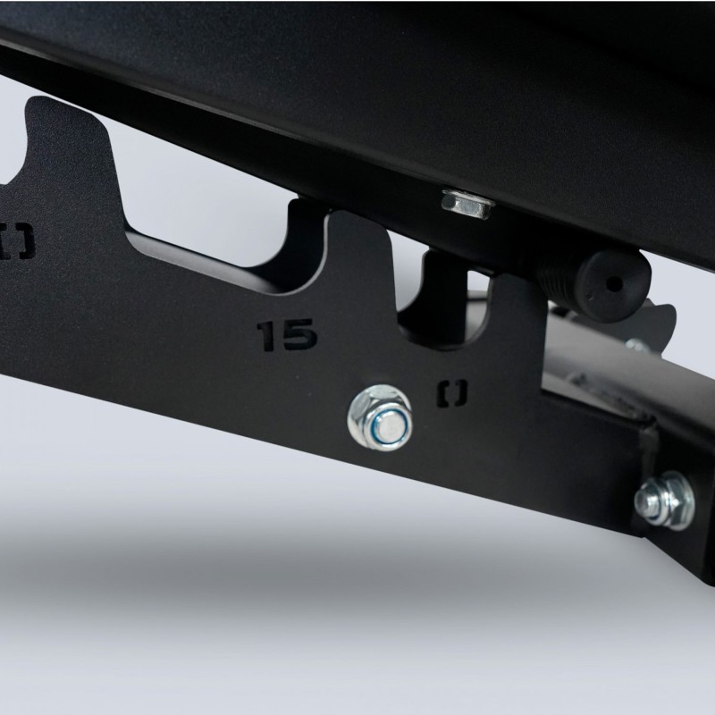 Banc de musculation Training Pro réglable – Incliné / Décliné - 8 positions de réglage d'inclinaison